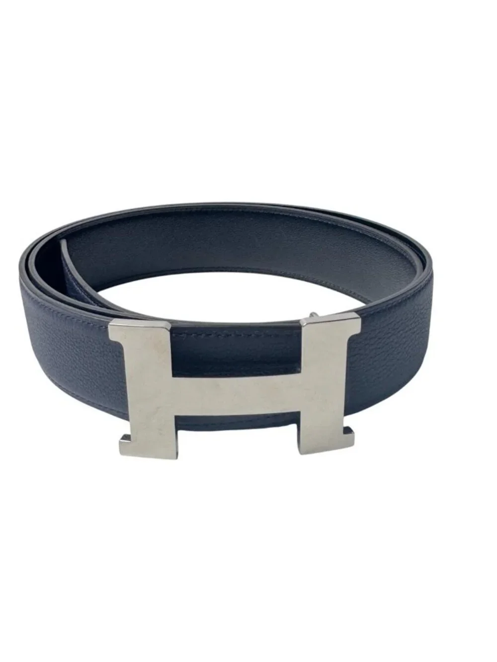 Hermes Constance Belt Black